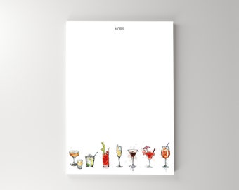 Cocktail Notizblock: A5 To-Do Liste