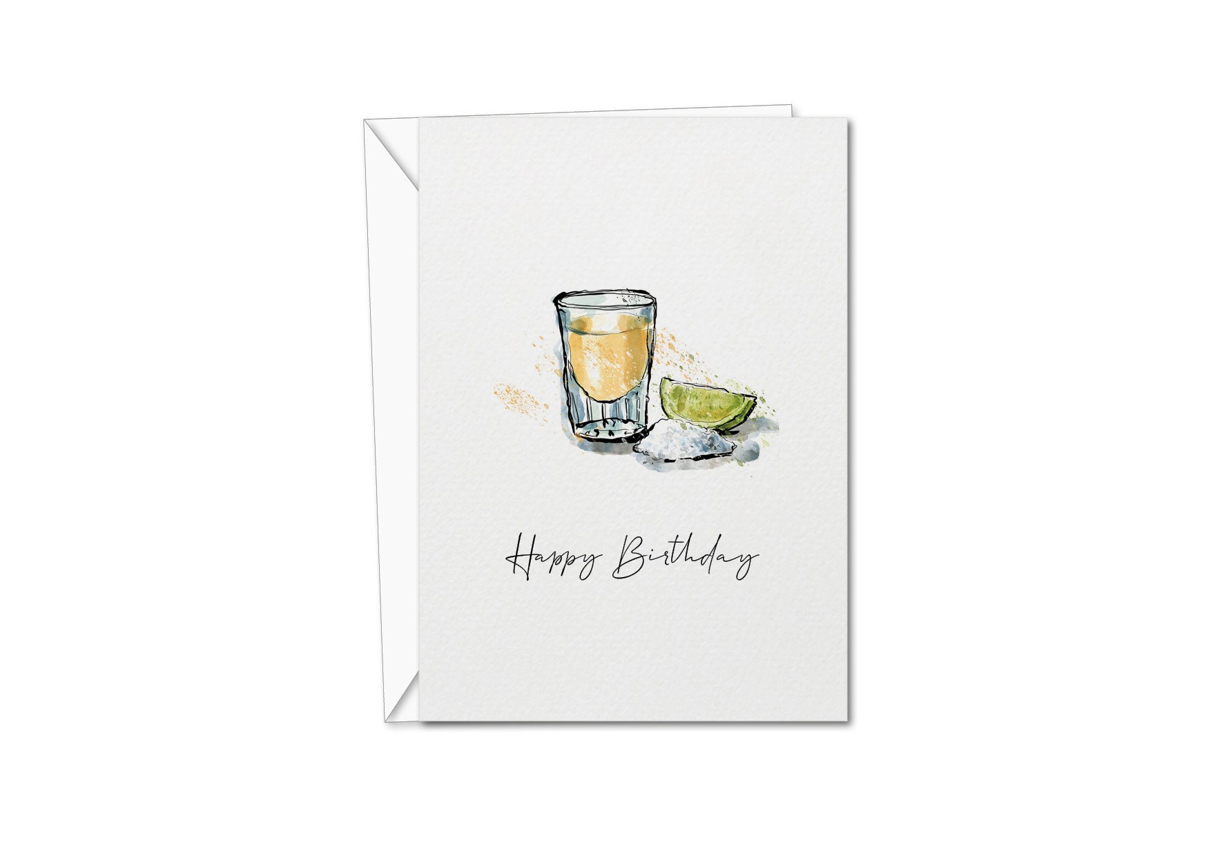 Happy Birthday Card Tequila Birthday Card Tequila For Etsy Happy Birthday Card Tequila Birthday Card Tequila For Etsy