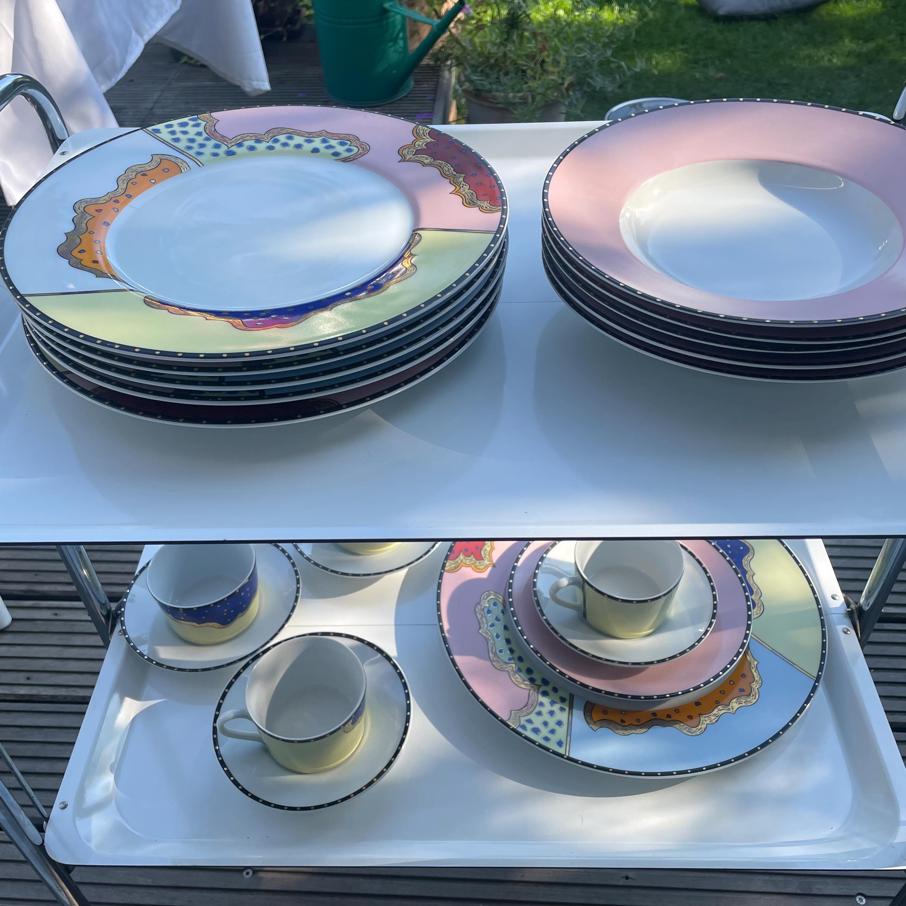 DIBBERN / ディバーン 大皿　食器　イタリア　青い花のプレート Dibbern plate - Etsy 日本
