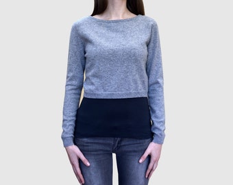 damestop, dames crop top, damestrui, cropped trui, kasjmiertrui, dames cropped top, kasjmiertrui