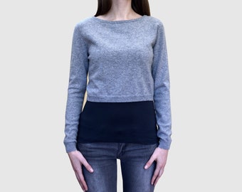 cashmere top, cashmere sweater, cashmere pullover, women's sweater, cardigans, cropped top women, women's top, cashmere top crop sweater