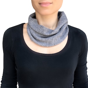 cashmere snood, cashmere scarf, neck warmer, cashmere neckwarmer, women snood