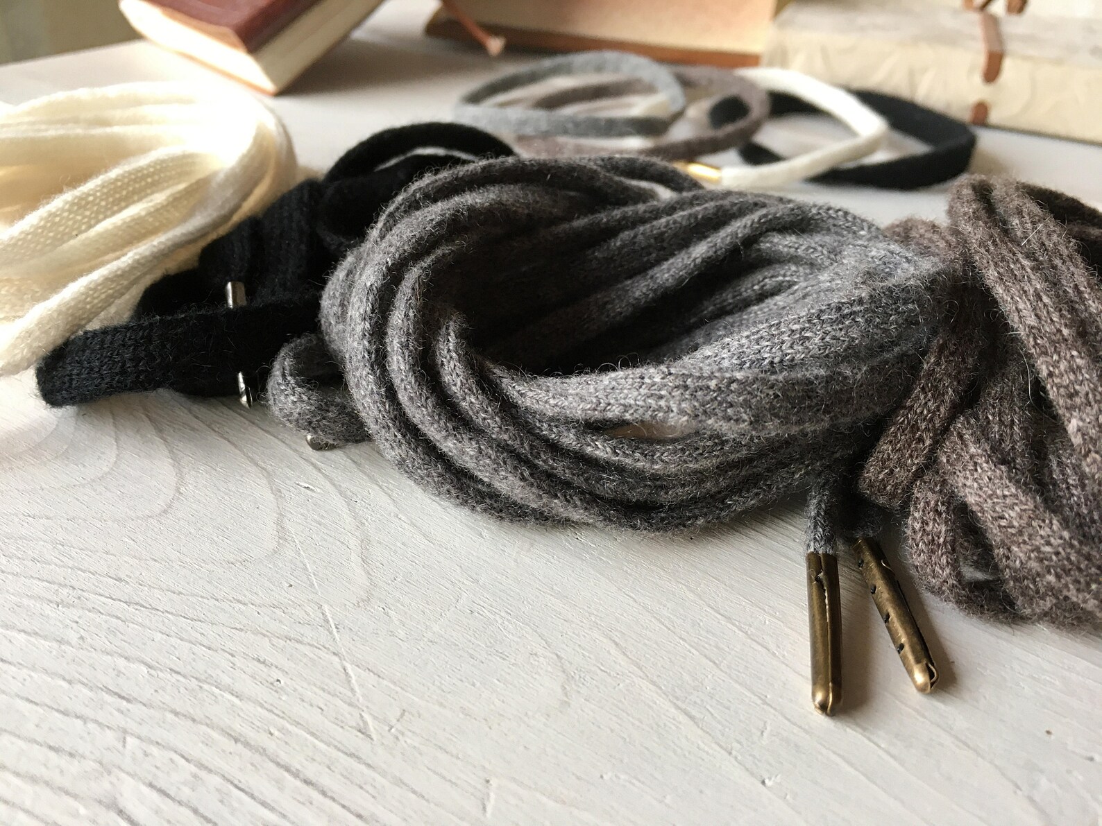 100cashmere Shoelaces Handmade in Italy Etsy