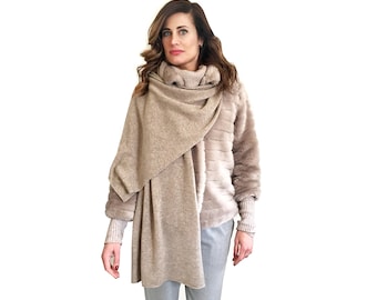 cashmere blanket scarf, cashmere shawl, cashmere wrap