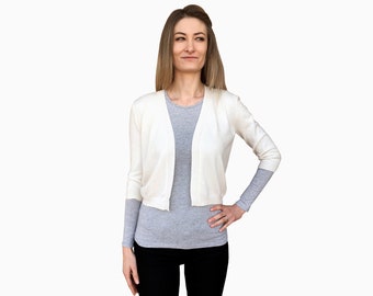 Women 100% Cashmere Cardigan - Made in Italy