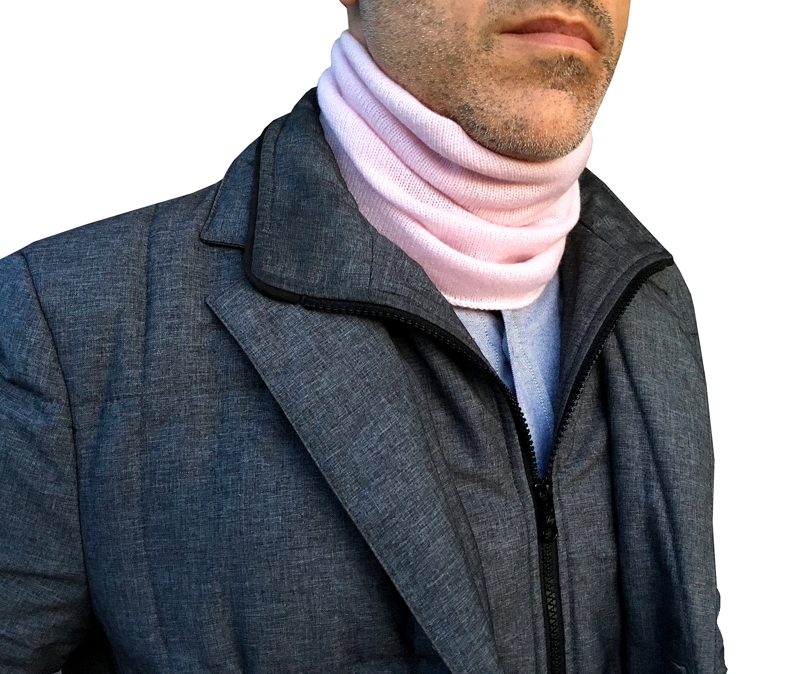 SKHAOVS Scaldacollo Pile Termico Invernale, Scaldacollo Caldo in Maglia, Grigio Scalda Collo, Scaldacollo Moto, Maschera a Caldo Spesso Unisex, Per Sport all'aperto