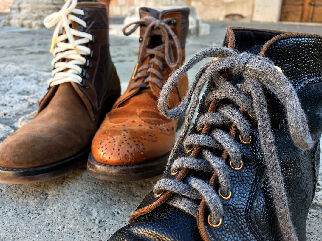 100cashmere Shoelaces Handmade in Italy Etsy