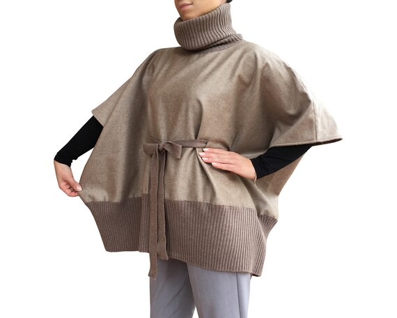 Cashmere cape best sale poncho