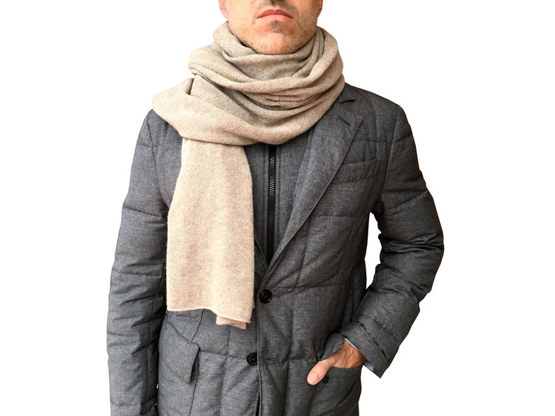 100 Cashmere Scarf Made in Italy Etsy