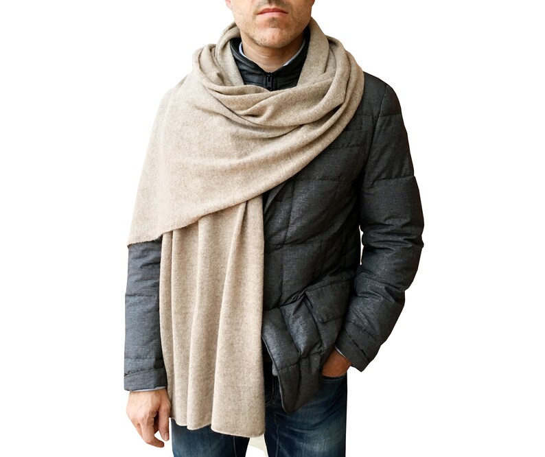 100 Cashmere Scarf Made in Italy Etsy