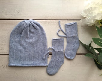 Newborn Socks in 100% Pure Italian Cashmere - Made in Italy