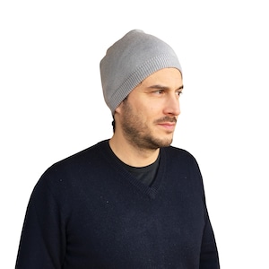 Casquette homme 100% Cachemire - Made in Umbria