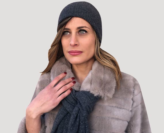 Cappello donna berretto cachemire cappello maglia cashmere | Etsy Italia