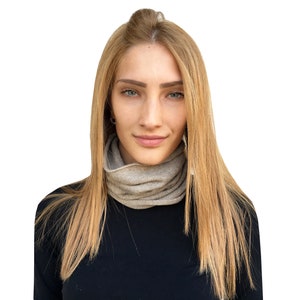 cashmere snood, cashmere, neck warmer, cashmere neckwarmer, women snood