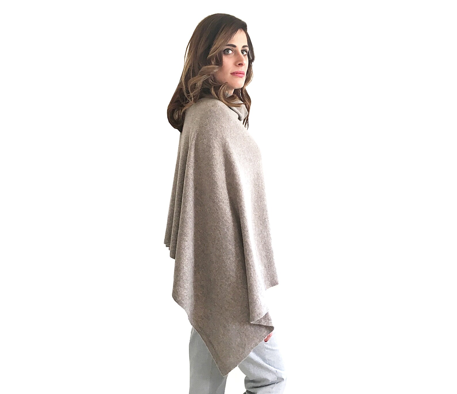 Sciarpa Cashmere Donna Scialle In Lana E Cashmere Triangolare - Babuska Sciarpa Cashmere Donna Scialle In Lana E Cashmere Triangolare - Babuska