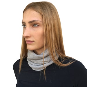 cashmere snood, cashmere, neck warmer, cashmere neckwarmer, women snood