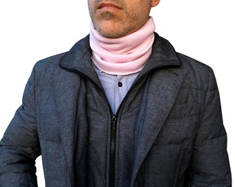 cashmere snood, neck warmer men, mens neck warmer, cashmere scarf