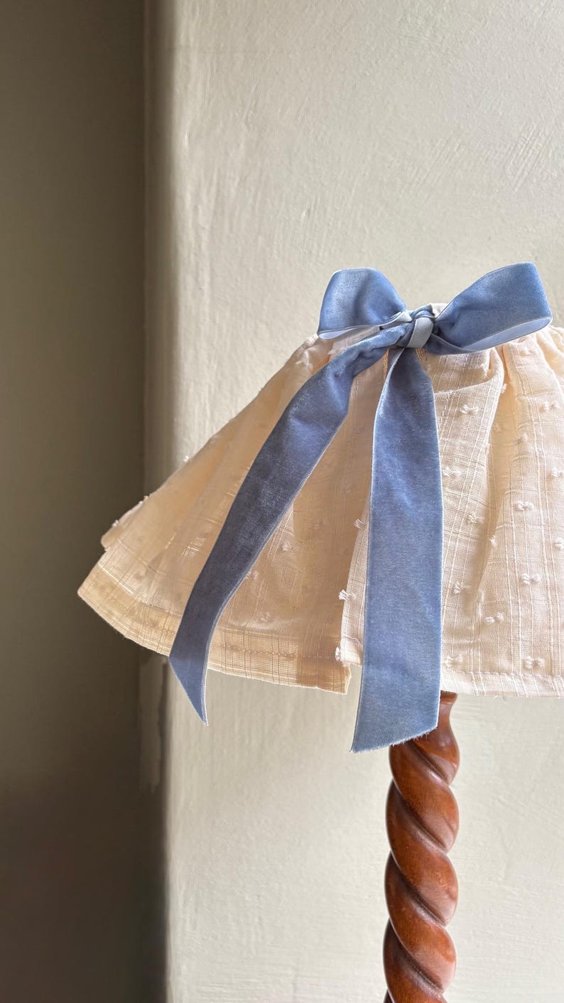 Cream Ruffle Ribbon Indian Cotton Loose Ruffle Lampshade. - Etsy