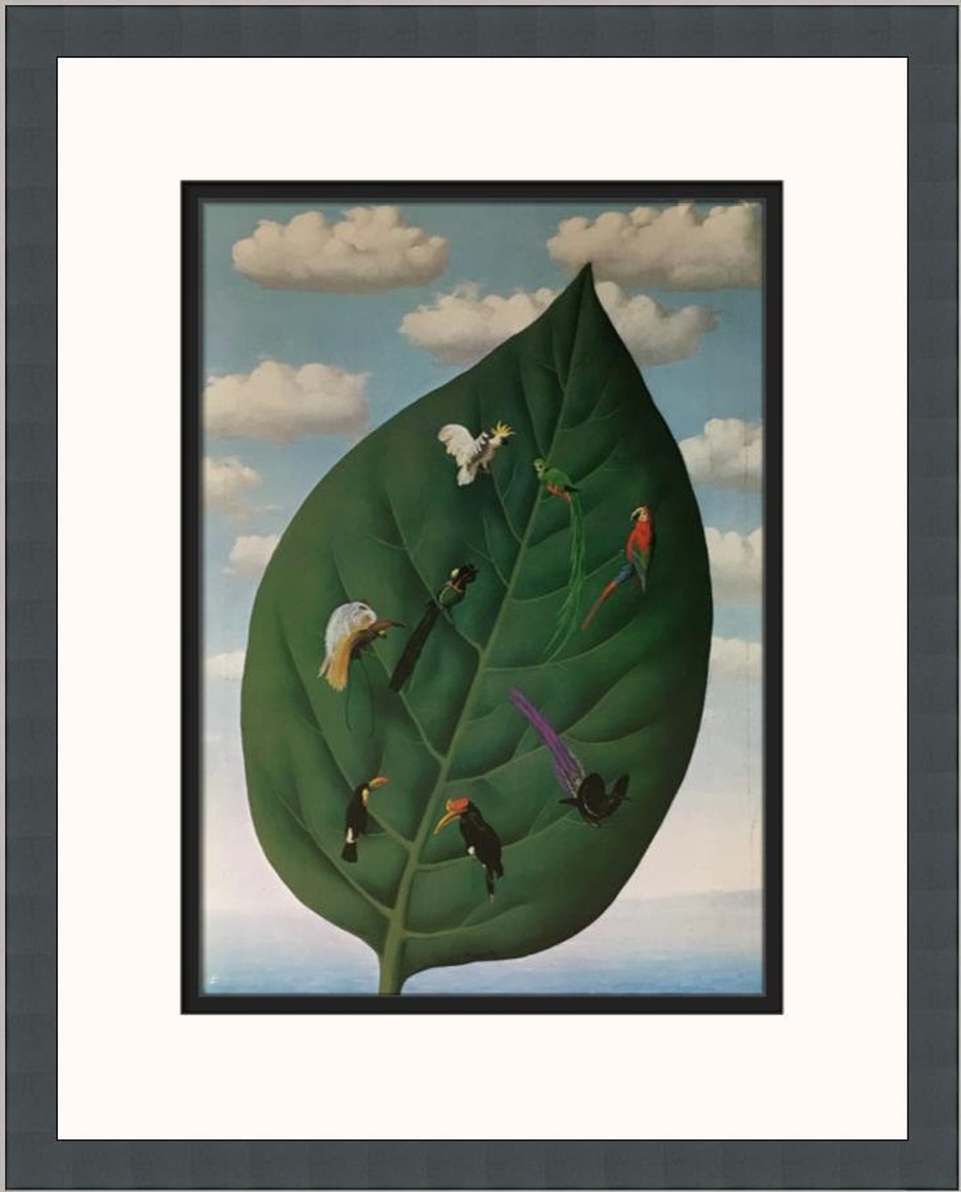 Rene Magritte the Third Dimension Custom Framed Print - Etsy