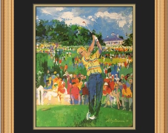 ち*6様 Leroy Neiman オーガスタ ゴルフ シルクスクリーン ち*6様
