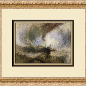William Turner Snowstorm Custom Framed Print