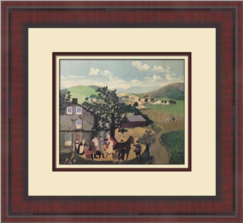 Grandma moses print - Etsy 日本