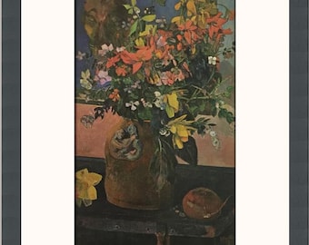 Paul Gauguin Bouquet of Flowers Custom Framed Print - Etsy Canada
