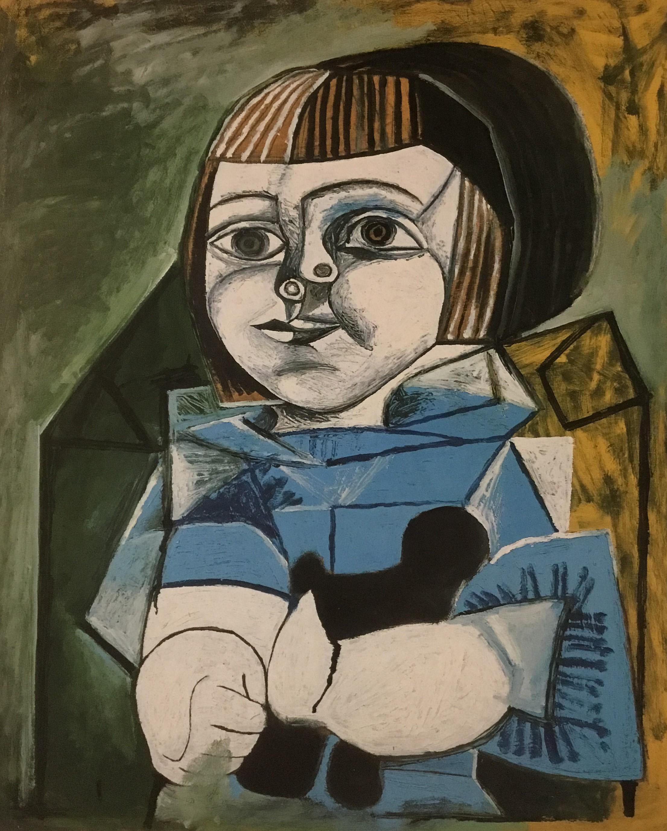 Pablo Picasso Paloma in Blue Custom Framed Print - Etsy