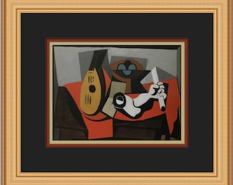 額装品/フルーツボールの構図（パブロ ピカソ） フルーツボールの構図（パブロ ピカソ） 額装品 アルミ製ハイ