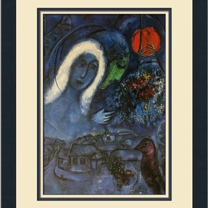 Marc Chagall Field of Mars Custom Framed Print