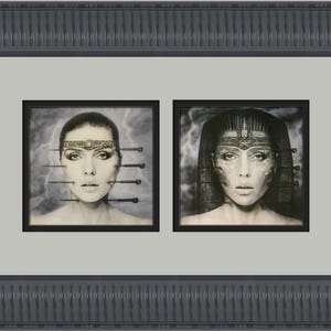HR Giger H.R. Giger Debbie II and III Custom Framed Print