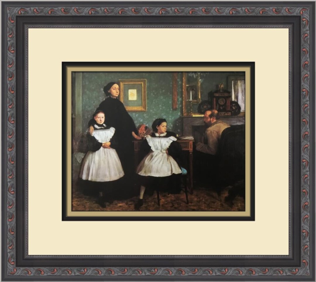 エドガー・ドガ ベレッリ一家 カスタムフレームプリント - Etsy 日本