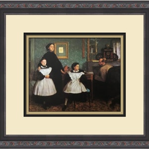 Edgar Degas The Bellelli Family Custom Framed Print