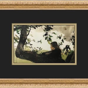 Andrew Wyeth Helga In The Orchard Custom Framed Print