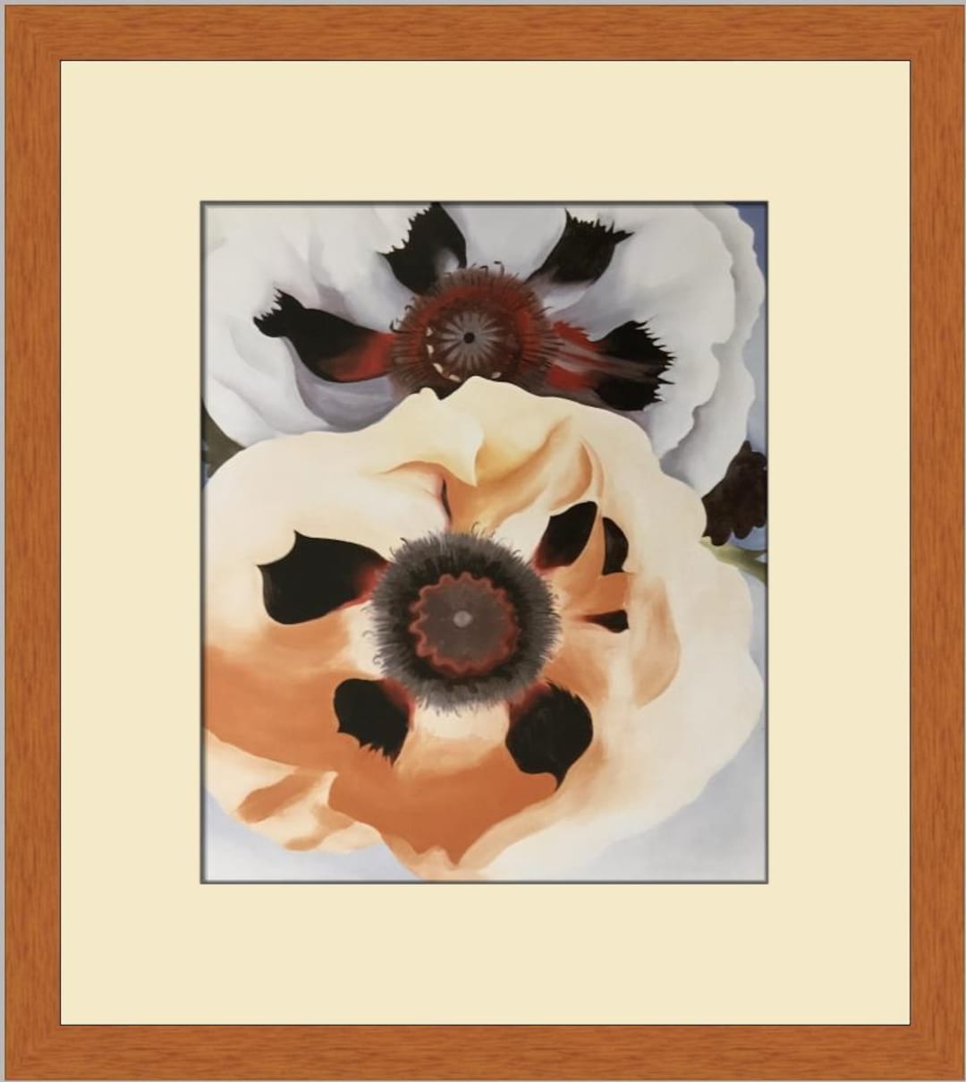 Georgia O'keeffe Poppies Custom Framed Print - Etsy