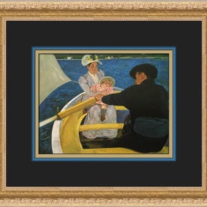 Mary Cassatt The Boating Party Custom Framed Print