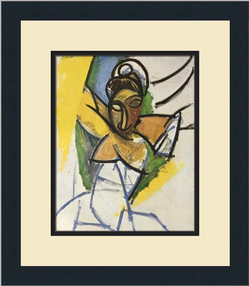 Pablo Picasso Woman Custom Framed Print