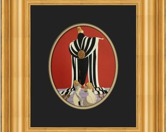 Erte Monaco wydruk w ramie na zamówienie
