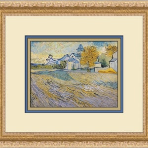 Vincent Van Gogh Church of Saint-Paul-de-Maude Custom Framed Print