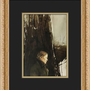 Andrew Wyeth Helga Refuge Custom Framed Print