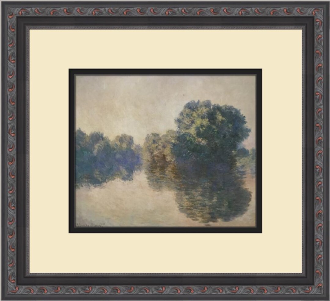 Claude Monet the Seine at Giverny Custom Framed Print - Etsy