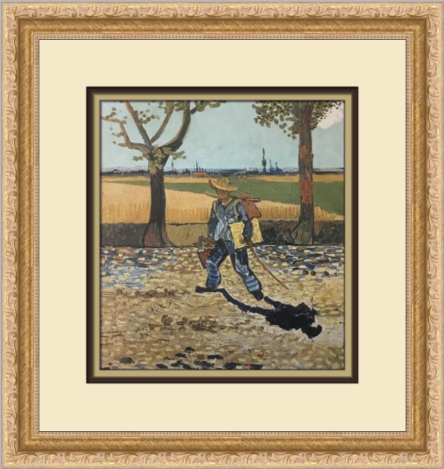額装品/The Road to Tarascon/ゴッホ/ポスター/インテリア アート