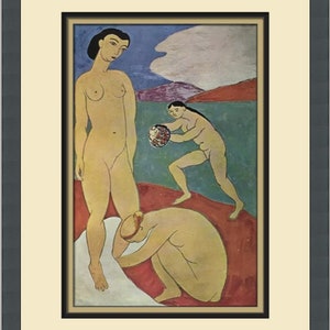 Impressão emoldurada personalizada Henri Matisse Le Luxe II