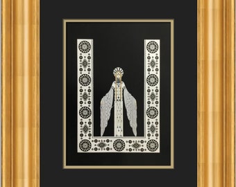 Erte Byzantine Custom Framed Print