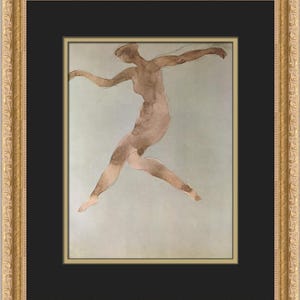 Auguste Rodin A Dancer Custom gerahmter Druck