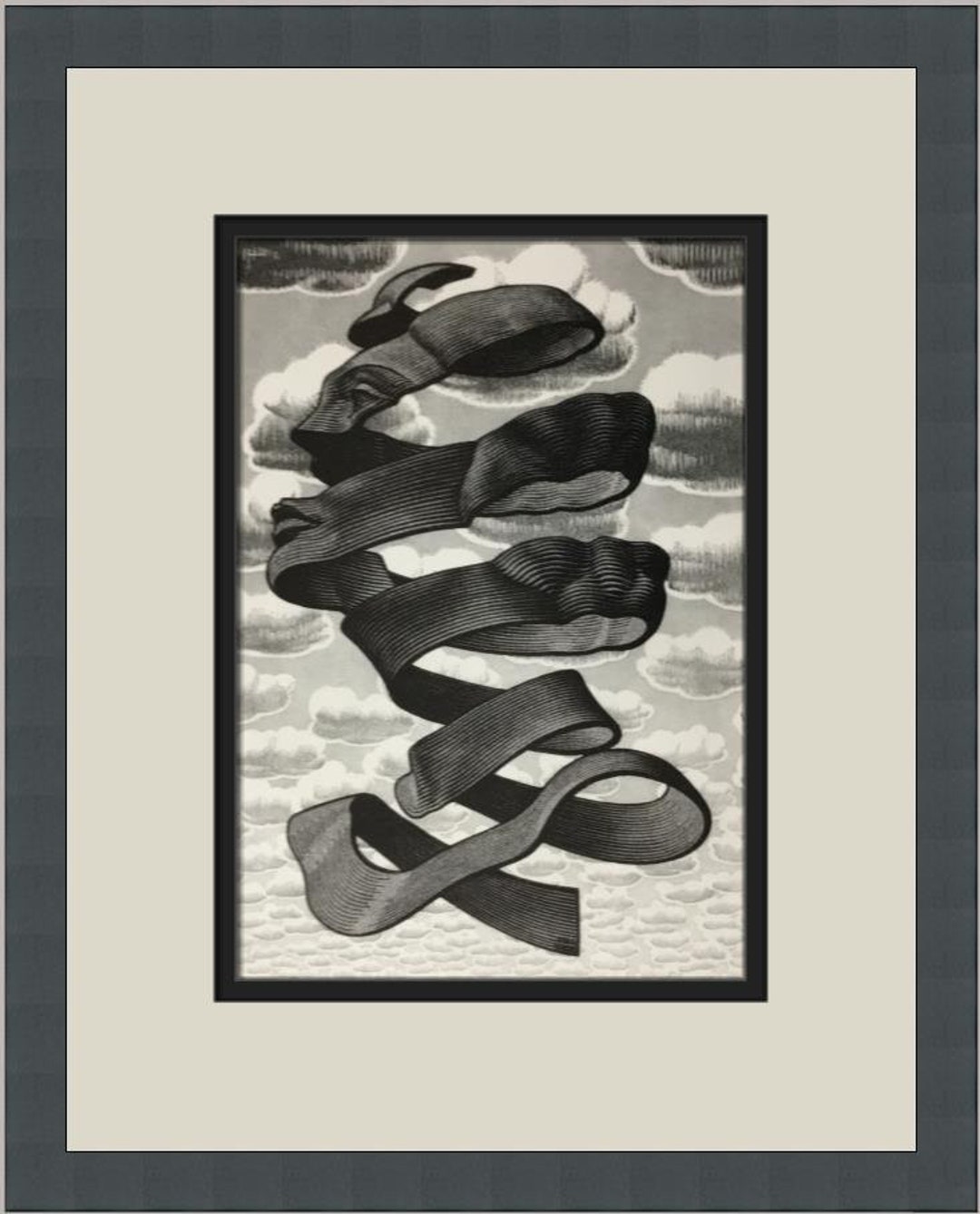 M.C. Escher MC Escher Rind Custom Framed Print Etsy