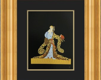 Erte Rigoletto Impresión Personalizada Enmarcada