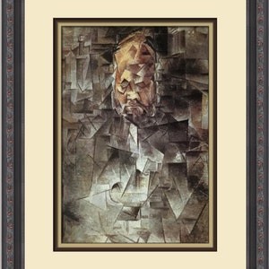Pablo Picasso Portrait of Ambroise Vollard Custom Framed Print