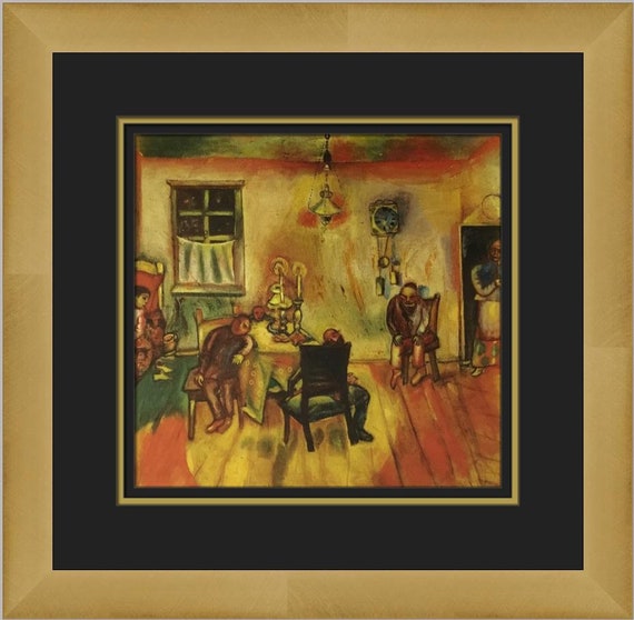 Marc Chagall the Sabbath Custom Framed Print - Etsy