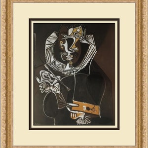 Pablo Picasso Portrait of a Painter Custom Framed Print
